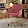 CAVINAS Ergonomic Office Chair, Adjustable Office Chair, Velvet Home Office Desk Chair, Desk Chair Comfy, Swivel Chair, Backrest Seat - 2 of 4