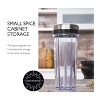 Cole & Mason Saunderton Spice Storage & Shaker - Clear/Silver - 4 of 4