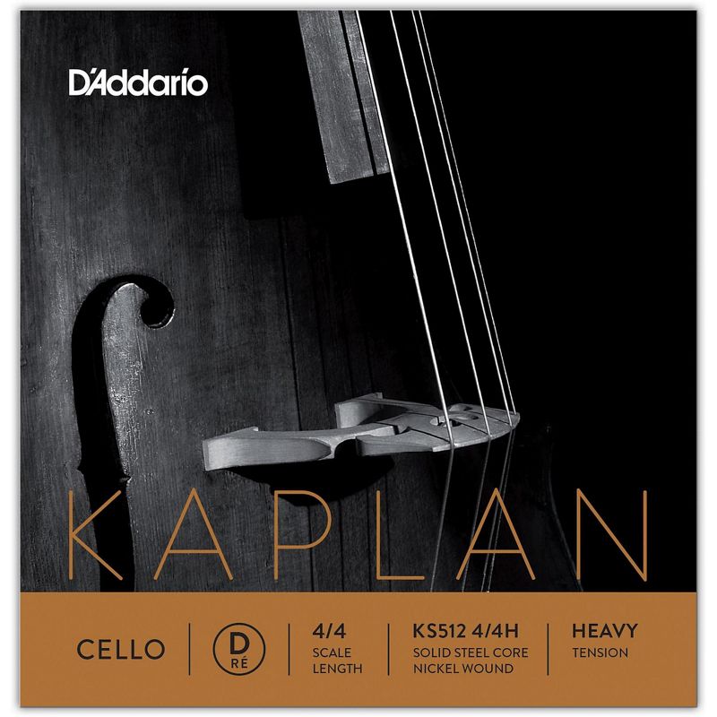 D'Addario KS512 Kaplan Solutions 4/4 Cello D String, 2 of 3