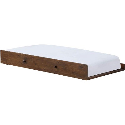 Donco Underbed Twin Brushed Grey Trundle Bed