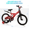 SUGIFT 16"/18" Kids Bike with Adjustable Seat, Dual Brakes, Suspension, Training Wheels and All-Terrain Tires for Ages 4–9 - 3 of 4