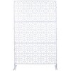 PAGED Outdoor Privacy Screen Freestanding, Metal Fence Privacy Screen, Balcony Privacy Screen for Deck Balcony Patio Outside Lawn Garden - 2 of 4