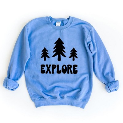 Simply Sage Market Women's Graphic Sweatshirt Explore Trees