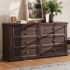 AMERLIFE Farmhouse Drawer Dresser with Storage Drawers - 3 of 4