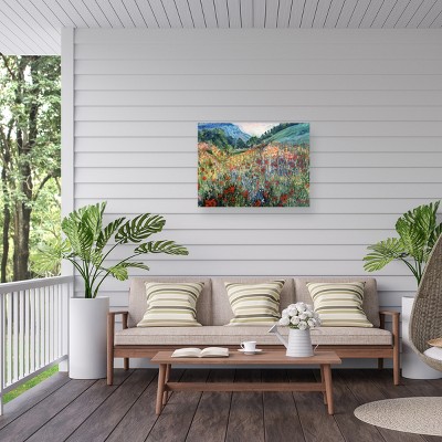 14x19 Colorful Landscape Aluminum Framed Canvas Print