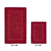 Lux Premium 100% Cotton Tufted Solid Reversible 2 PC Bath Rug Set – Ultra-Soft, Water-Absorbent, Durable, Machine Washable Bathroom Rug - 2 of 4