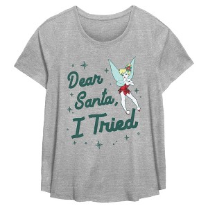 Womens Peter Pan Dear Santa, I Tried T Shirt - 1 of 3