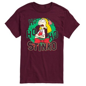 Men's - Hey Arnold! - Ho Ho Ho Stinko Short Sleeve Graphic T-Shirt - 1 of 4