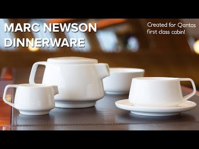 Marc Newson White Porcelain Sugar Pot and Creamer Set