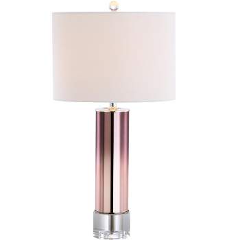 JONATHAN Y Edward Glass/Crystal LED Table Lamp