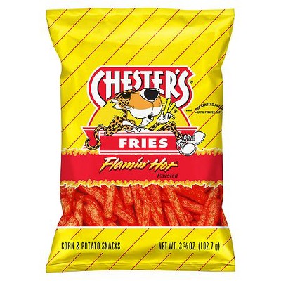 Chester's Fries Corn And Potato Snacks Flamin' Hot 3.63 OZ