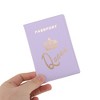 Unique Bargains Crown Letter Passport Holder 1 Pc - 3 of 4