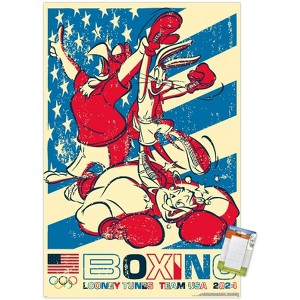Trends International Looney Tunes x Team USA - Boxing Unframed Wall Poster Prints - 1 of 4
