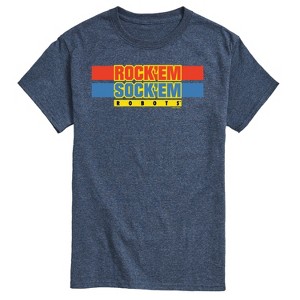 Men's - Rock 'Em Sock 'Em Robots - Rock 'Em Sock 'Em Logo Short Sleeve Graphic T-Shirt - 1 of 4