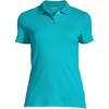 Lands' End School Uniform Women's Short Sleeve Feminine Fit Interlock Polo Shirt - 3 of 4