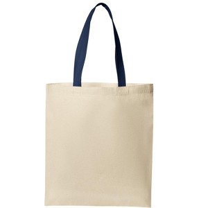 Mafoose Core Cotton Tote with Self Fabric Carry Handles - 1 of 4