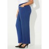 Catherines Women's Plus Size The Wide Leg Knit Jean - 4 of 4