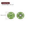 Unique Bargains Alloy Invisible Durable High Hardness Buckle Fasteners Press Studs Buttons 5 Pcs - 2 of 4