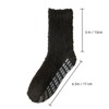 Alilang Women's 3-Pack Anti-Slip Fuzzy Grip Socks for Cozy Indoor Comfort - 3 of 3