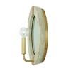 Capital Lighting Finn 1 - Light Wall Light in  White Wash/Matte Brass - 3 of 4