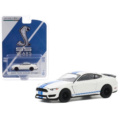 white mustang toy car