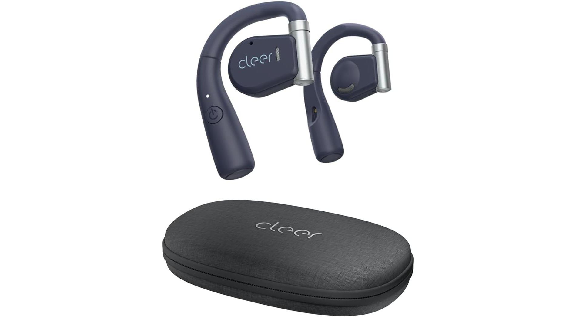 Cleer Audio ARC Open Ear Wireless Earhook Earbuds – TWS, Bluetooth 5.0, Touch Control, 18H Playtime, Secure Fit, EQ
