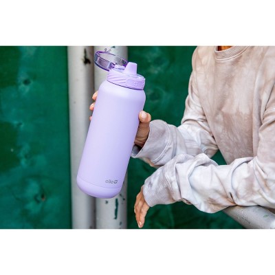 Lilac 32oz Stainless Steel Insulated Water Bottle with Straw