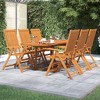 vidaXL Patio Dining Set Outdoor Dining Set Chair with Cushions for Garden - 2 of 4