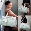 Small Gym Bag for Women, Travel Duffle Bag Carry On Weekender Bag with Shoe Compartment - 2 of 4