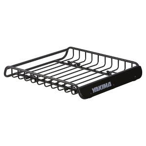 Yakima LoadWarrior Medium Sized Heavy Duty Steel Cargo Basket Roof Rack with Universal Mounting Hardware for All Yakima StreamLine Crossbars, Black - 1 of 4