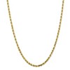 Black Bow Jewelry 4mm 10k Yellow Gold D/C Quadruple Rope Chain Necklace - 3 of 4
