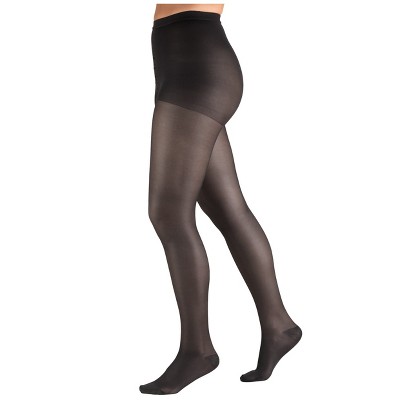 Truform 15-20 mmHg Compression Pantyhose, Sheer 20 Denier Women's Shaping Tights