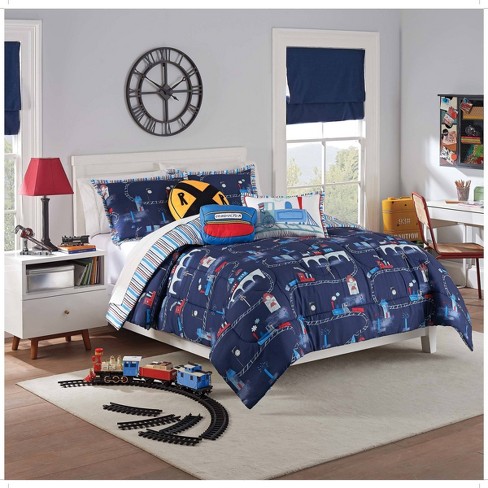 2pc Twin All Aboard Comforter Set Waverly Kids Target