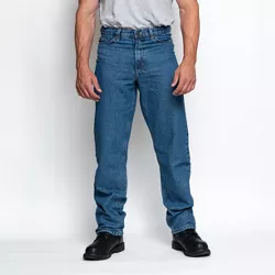 Full Blue Men's Big & Tall Relaxed Fit 5 Pocket Jeans | Dark Wash 44w X 30l  : Target