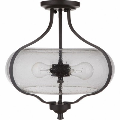 Craftmade Lighting Serene 2 - Light Semi-Flush Mount in  Espresso
