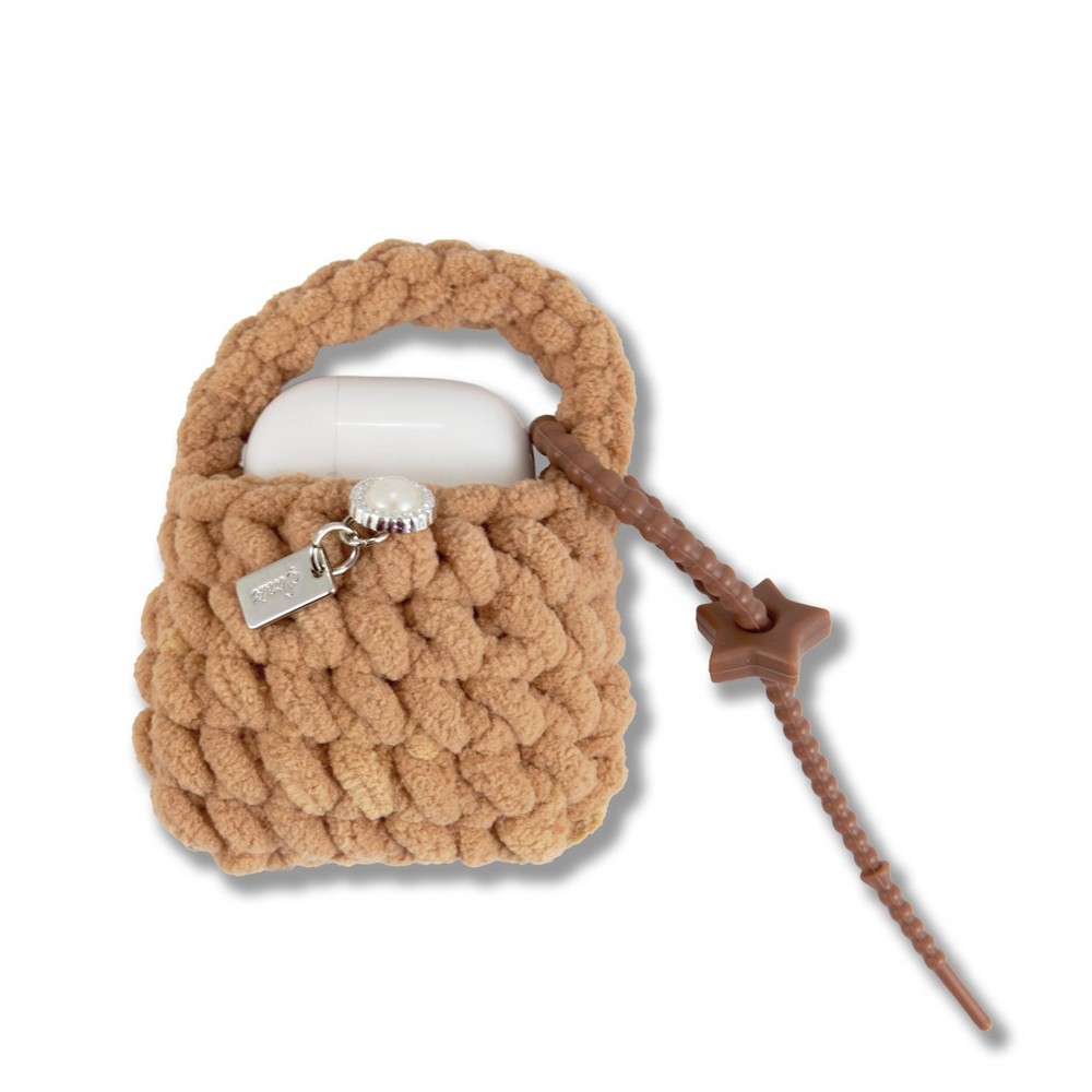 Sonix Knit Earbud Pouches - Latte