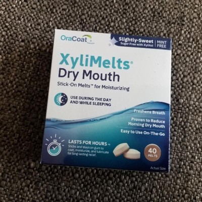 Oracoat Xylimelts For Dry Mouth Relief Mild Mint - 40ct : Target