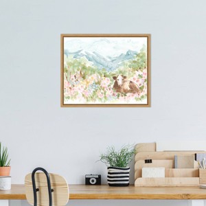 Amanti Art Cow Meadow V by June Erica Vess Framed Wall Art Print - 1 of 4