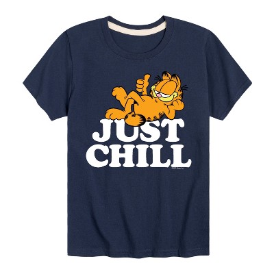 Boys' - Garfield - Just Chill Short Sleeve Graphic T-Shirt