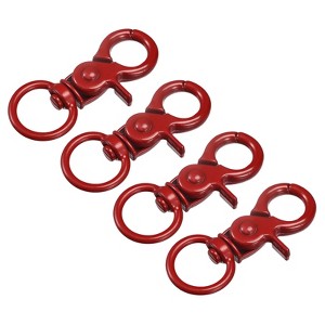Unique Bargains DIY Craft Key Organization Lobster Claw Lanyard Swivel Clasps 4 Pcs - 1 of 4