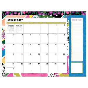 TF Publishing 2027 Maximal Mirage Large Desk Pad Monthly Blotter Calendar