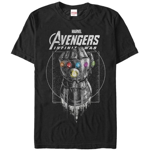 Men s Marvel Avengers Avengers Infinity War Gauntlet Drip T shirt Target