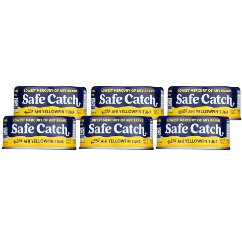 Safe Catch Wild Ahi Yellowfin Tuna - Case Of 6/5 Oz : Target