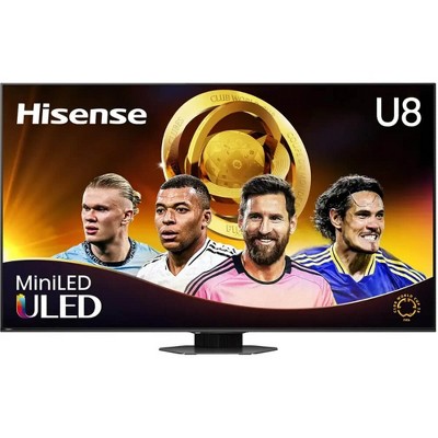 テレビ HISENSE Hisense 65U8QG 65 inch Class U8 Series 4K Mini-LED QLED UHD Smart