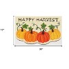 HomeRoots 18" X 30" Beige and Orange Coir Pumpkins and Leaves Outdoor Thanksgiving Door Mat - 3 of 4