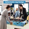 Gymax 37-Inch Foosball Table Featuring Detachable Legs Comes with 2 Balls and 2 Manual Scorekeepers - 3 of 4