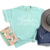 Simply Sage Market Women's The Lake Is My Happy Place Short Sleeve Graphic Tee - 3 of 3
