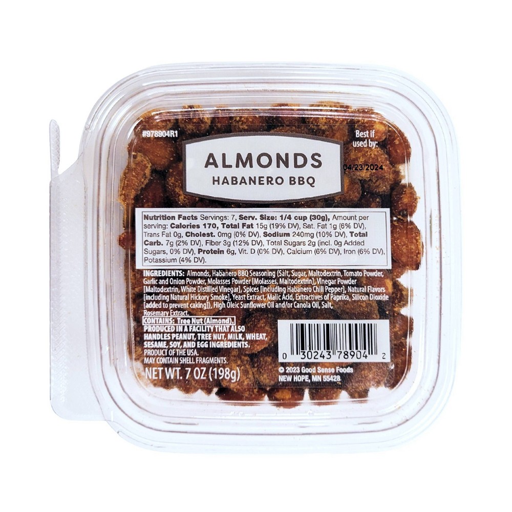 Habanero BBQ Almonds - 7oz by Bulk Produce