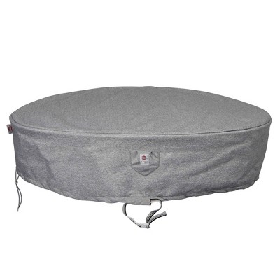 Shield Platinum 3-Layer Water Resistant Polyester Outdoor Sun Bed Cover - 70x98.3x17.5" Grey Melange