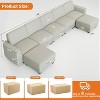 coucheta Modular Sectional Sofa, 140'' Sectional Couch with Storage, 7 Pieces Modern U Shaped Couch Set with 2 Ottomans, for Living Room - 2 of 4